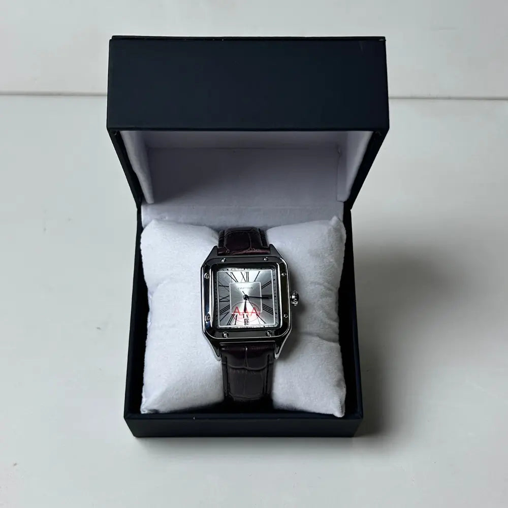 Montre Cartier Santos-Dumont Cuir
