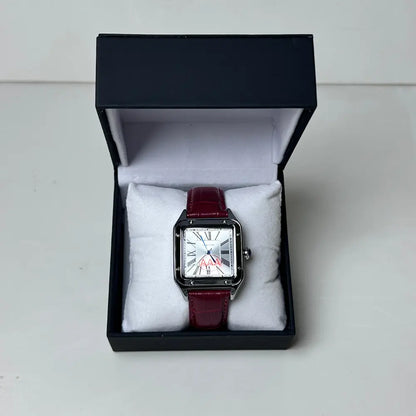 Montre Cartier Santos-Dumont Cuir