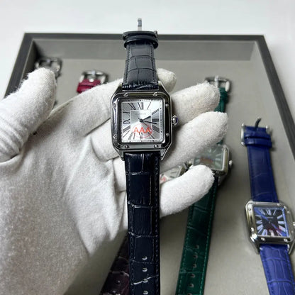 Montre Cartier Santos-Dumont Cuir