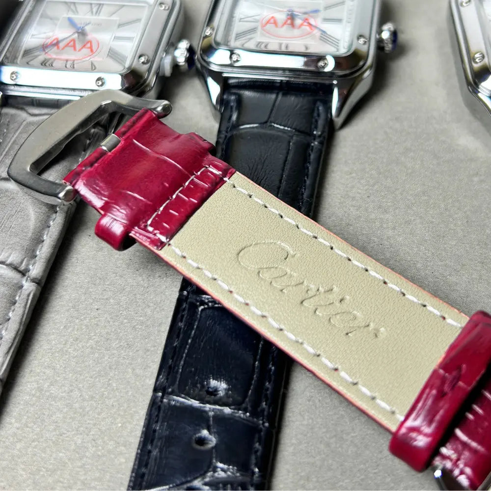 Montre Cartier Santos-Dumont Cuir