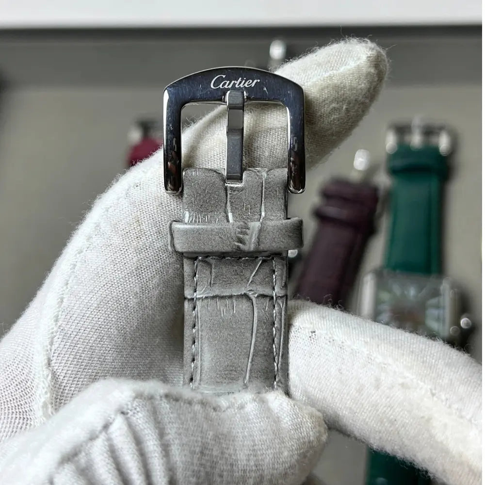 Montre Cartier Santos-Dumont Cuir
