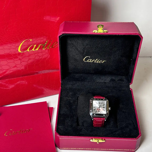 Montre Cartier Santos-Dumont Cuir