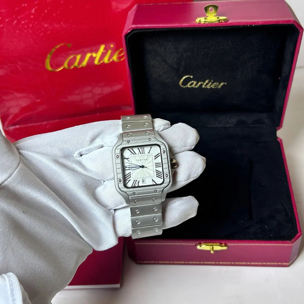 Montre Cartier Santos de Cartier Stee