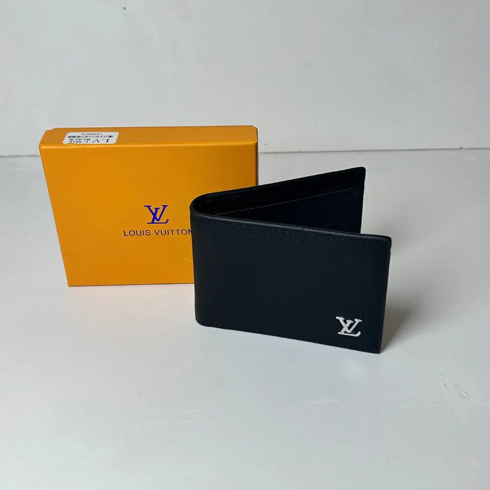 Portefeuille Louis Vuitton Multiple en Cuir Noir