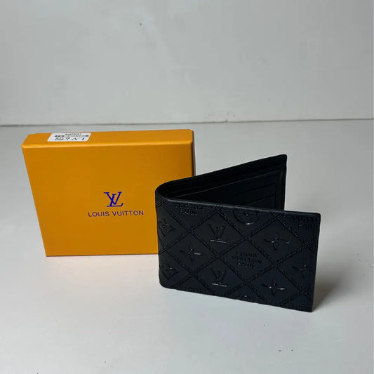 Portefeuille Louis Vuitton Monogram Embossé Noir