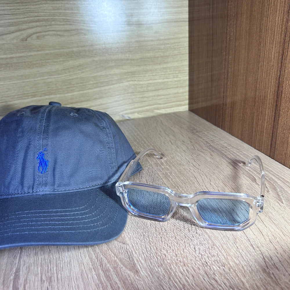 Pack Polo Grey & Square Clear