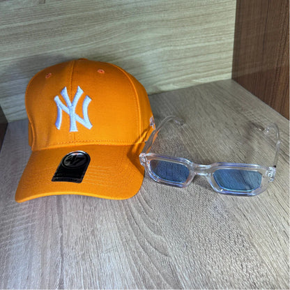Pack NY Orange & Square Clear