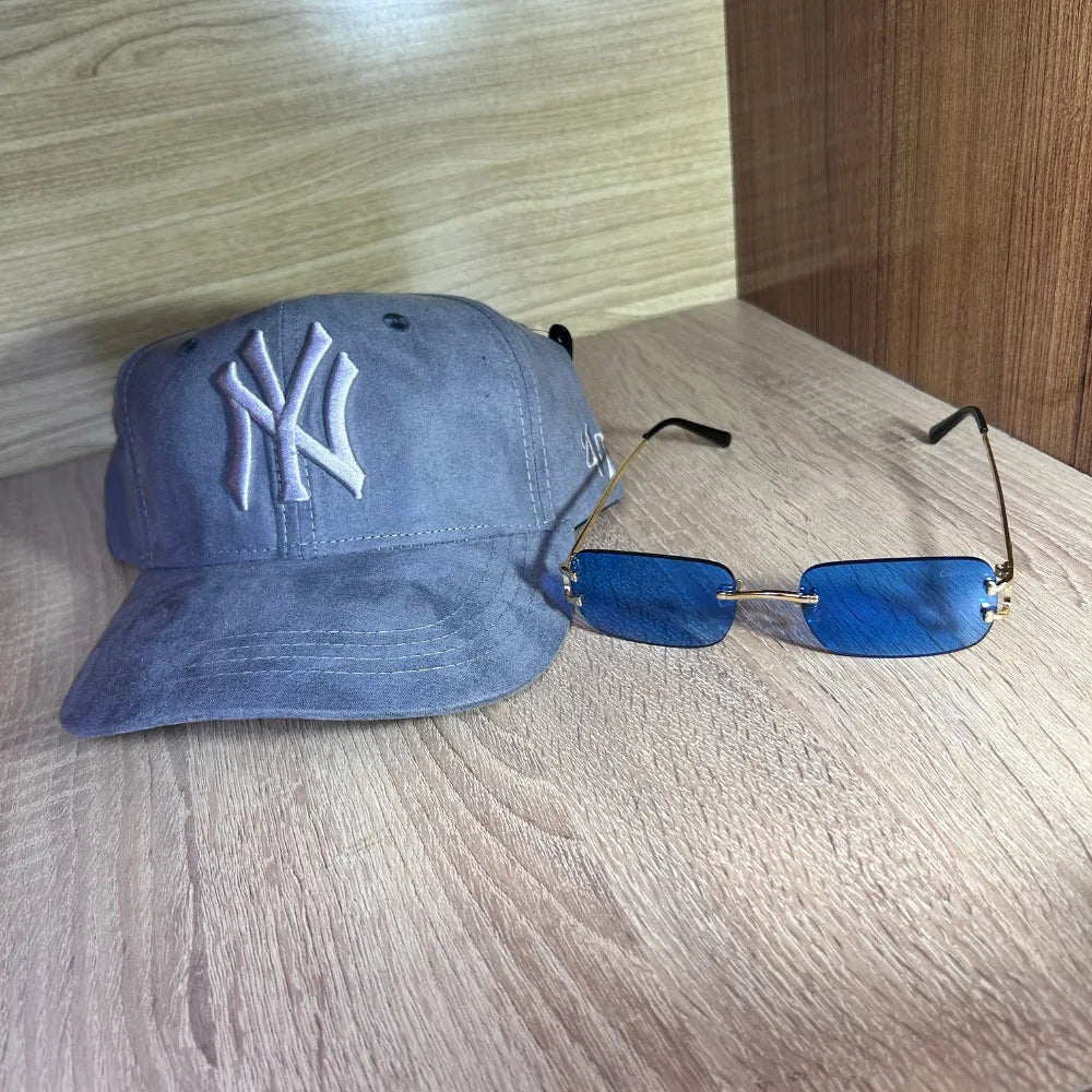 Pack NY Suede Grey & Hexagon Tortoise