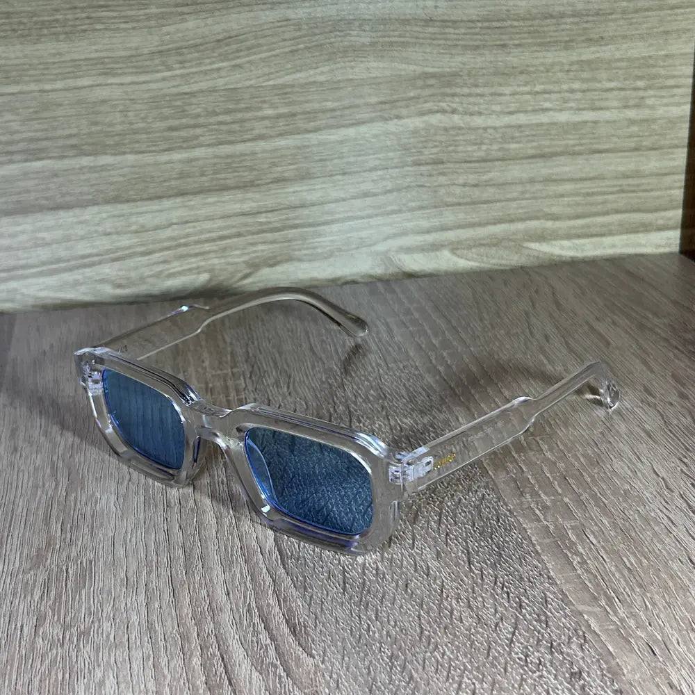 Vintage Clear Rectangular Sunglasses