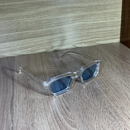 Vintage Clear Rectangular Sunglasses
