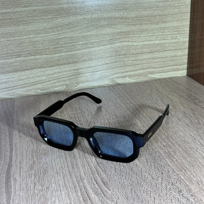 Lunettes Streetwear Vintage Black & Blue